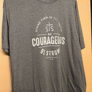 STS Ranchwear Gray Courageous Short Sleeve Tee